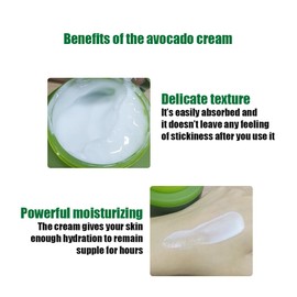 BIOAQUA Elasticity Avocado Extract Bouncy Face Moisturizing Cream Soothing Facial Dry Skin Hydration 50g / 1.76fl.oz