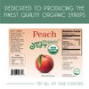 Joe’s Syrup Organic Flavored Syrup, Organic Peach, 750 ml (3