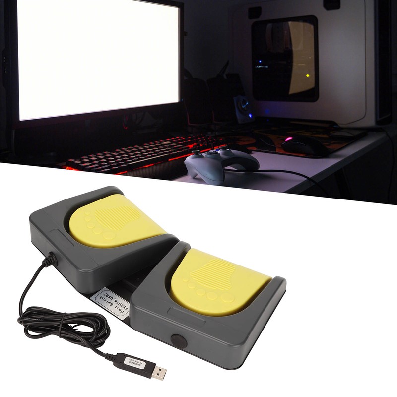 USB Double Foot Switch USB Two Pedal Mechanical Keyboard MIDI