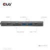 Club3D CSV-2553 USB C® 7 in1 Hub=>HDMI™4K60Hz/SD-TF,2X USB A/USB C
