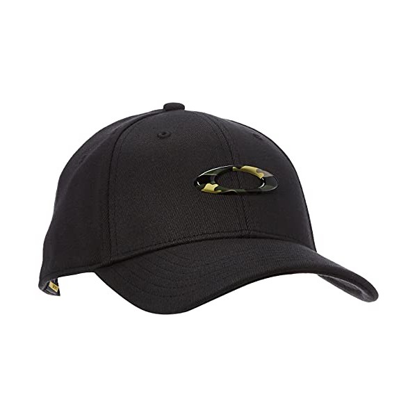 Oakley mens Tincan Cap Hat, Black/Graphic Camo, Small-Medium US