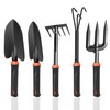 Garden Tool Set, 5 Pcs Carbon Steel Gardening Hand Tools