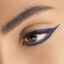 Radiant Professional Black Waterproof Eyeliner Pencil - Eyeliner Waterproof Smudge Proof for Woman - Long Lasting Under Eye Pencil for Smoky Eye - Soft Waterline Eye liner Smudger Tool, Prune (24)