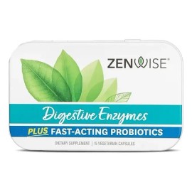 Zenwise Enzimas Múltiples Con Pre Y Probióticos 15 Caps Sabor Sin sabor