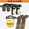 ORLESS Wader Hangers 4-Pair Boot Rack Garage Boot Storage, Cowboy