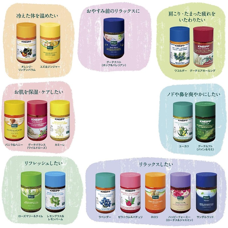 Kneipp Japan Kneipp Bath Salt, Sandalwood Scent, 3 Packs (3