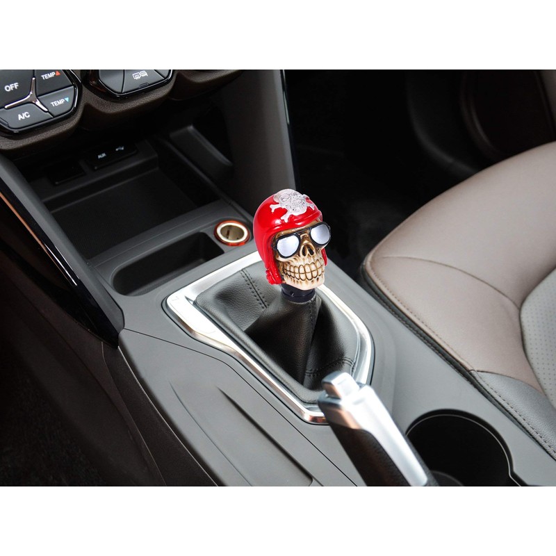 Bashineng Skull Shifter Knob Gear Stick Shift Handle Shifting Lever