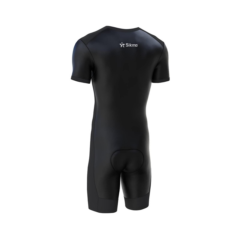 Sikma Mens Cycling Skinsuit Padded One Piece Trisuit Bike Top