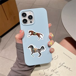 60 Pcs Horse Stickers Pack, Waterproof Vinyl Stickers for Water Bottle, Laptop, Horse Party Favors & Gifts for Girls, Women, and Kids