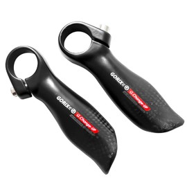 GORIX Bicycle Bar End Bar, Carbon Fiber Bar End (GX-Change-UP), End Bar, Carbon Fiber, Ergonomic Design, Lightweight, Stylish, Cross Bikes, MTB, etc