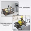 Sink Caddy Kitchen Sink Organizer, Kitchen Storage Organization with Removable