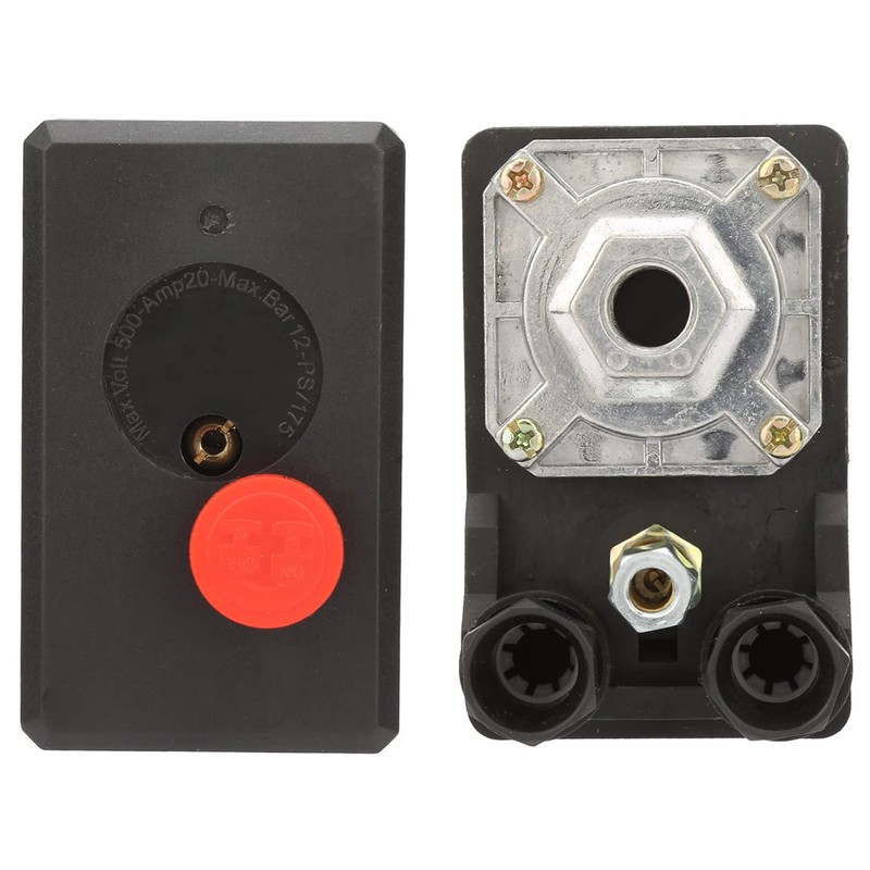 CYTGROUPER 75~175 psi Air Compressor Pressure Control Switch,G1/4in Single Hole