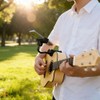 Guitar Phone Holder, Adjustable Guitar or Ukulele Phone Holder, Guitar