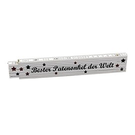 Ruler "Bester Patenonkel der Welt" - Gift - Birthday - Christmas