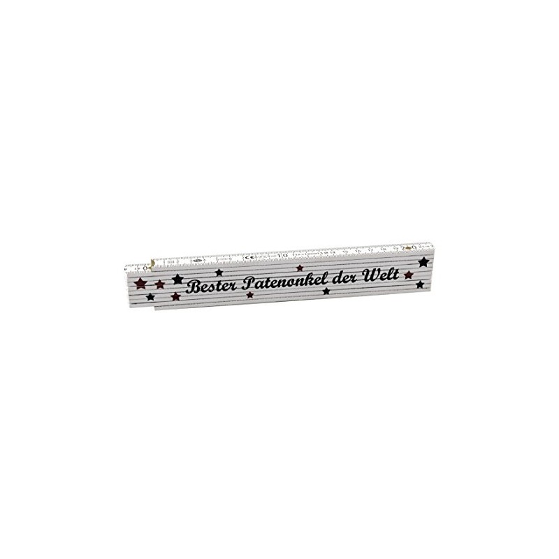 Ruler "Bester Patenonkel der Welt" - Gift - Birthday -