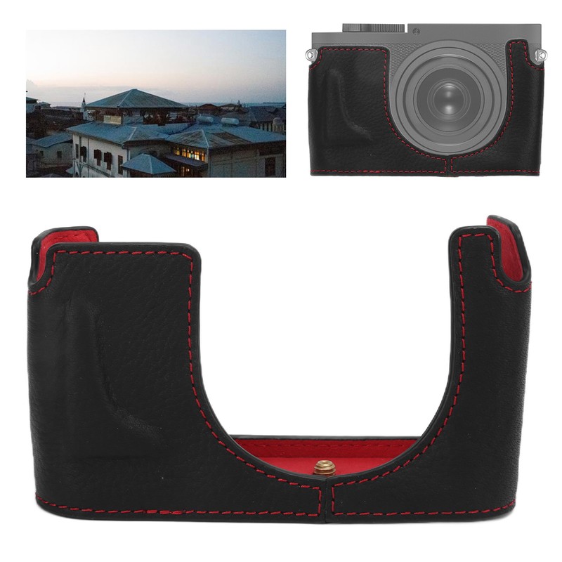 Leather Camera Half Case for Leica Q Half Body Protection