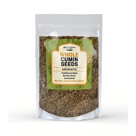 Unpretentious Cumin Seeds, 8 oz, Aromatic Flavor, Earthy & Warm, Traditional Spice
