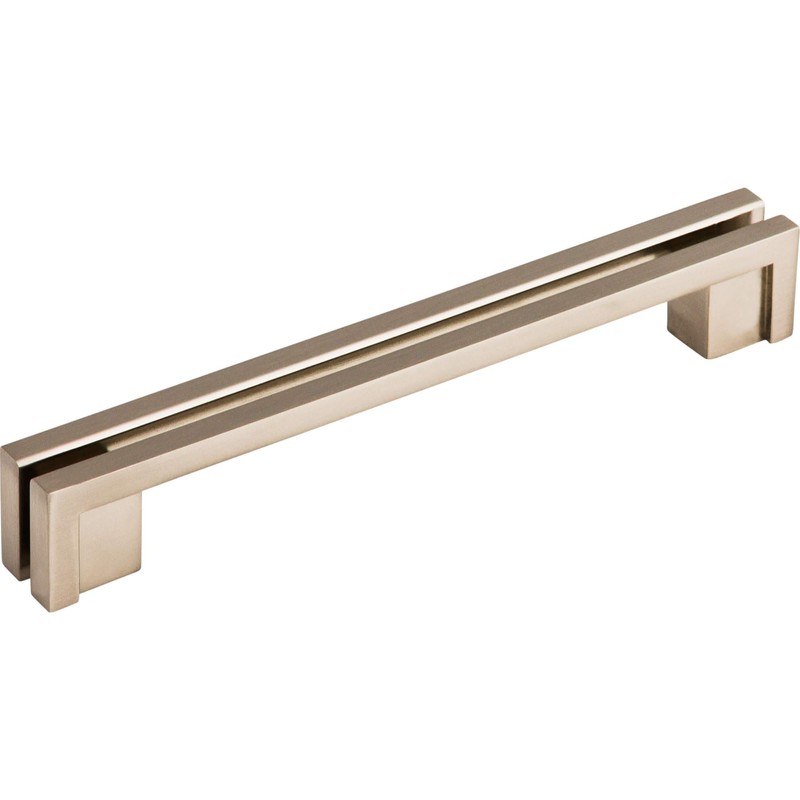 Top Knobs TK56BSN Sanctuary Collection 5" Flat Rail Pull, Brushed