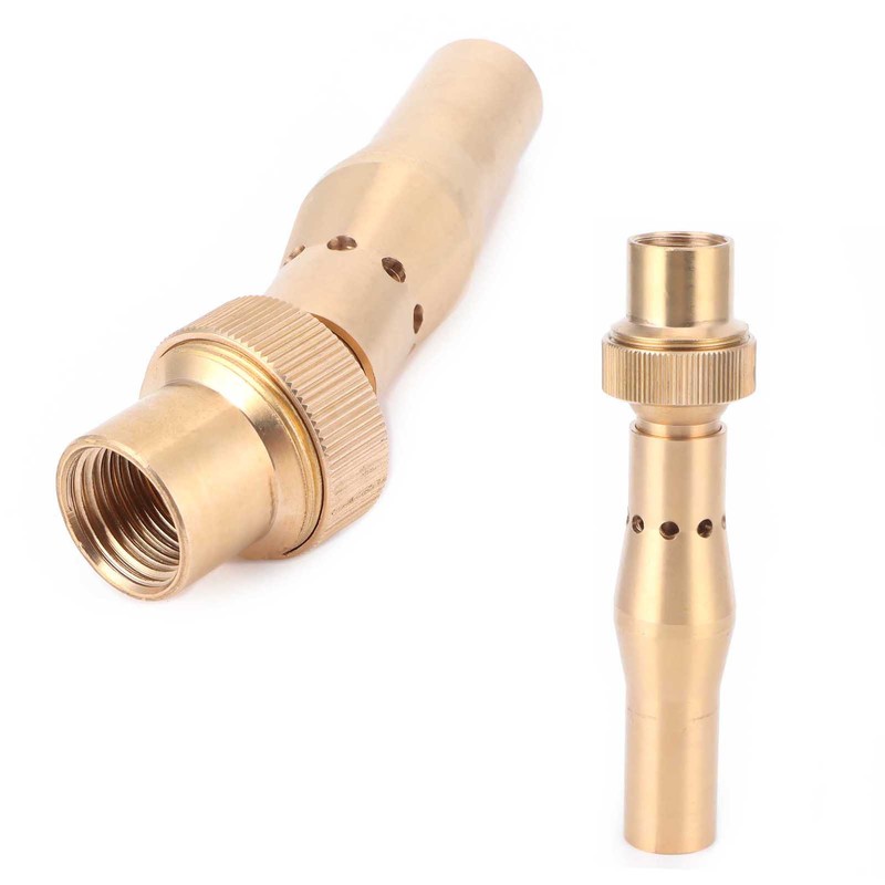 Female Thread Fountain Nozzle Brass Multihole Bubbling Sprinkler for Garden