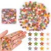 200 PCS Tiny Resin Daisy for Crafts Mini Daisy Flowers