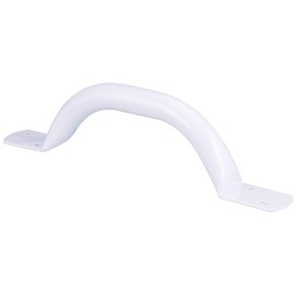 NRS Healthcare Flat End Steel Grab Rail - 305 mm (12 inch) White