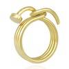 Newstyle WON 18K Gold Plated Knot Ring - Stylish &