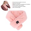 USB Heated Scarf Adjustable Neck Heating Scarf Detachable Plush Warming