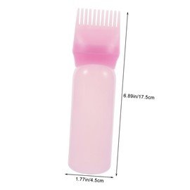 TOVINANNA 6pcs Hair Oil Applicator Bottle Root Comb Hair Dye Applicator Brush Versatile for Salons