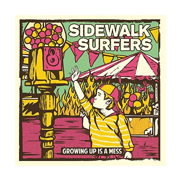 Growing Up Is Mess (Orange) [VINYL] by Sidewalk Surfers [Vinyl]