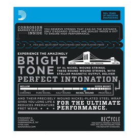 D Addario PureSound Electric Guitar Strings Jazz Gauge x 10 Set Pack