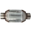 MAYASAF 3" Inlet/Outlet Universal Catalytic Converter, 14" Overall Length, w/o