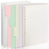 POPSFL B5 Loose Leaf Binder, 26 Holes, Large Capacity, Approximately