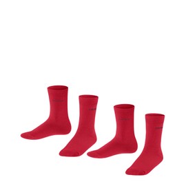 ESPRIT Unisex Children's Socks (Pack of 2), Pink (Red Pepper 8074)