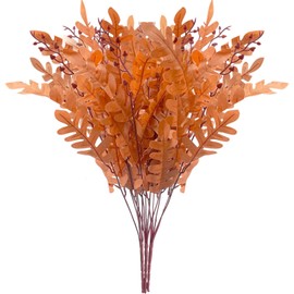 Subacy 3 PCS Artificial Greenery Stems Fall Leaves Stem, Autumn Faux Flowers, Autumn Decorations Artificial Plants for Floral Arrangement, Thanksgiving Decoration Table Centerpieces