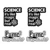 Ximimark 4 PCS Creative Science Enamel Pin Science Is Magic
