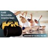 Reversible Sequin Dance Duffle Bag (13" Gold/Silver)