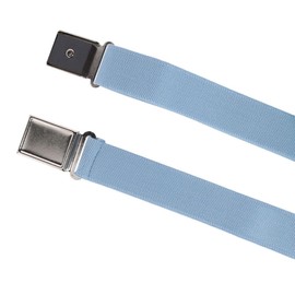 CTM® Kids' Adjustable Elastic Belt with Magnetic Buckle, Light Blue