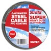 Strata 200 Feet Clothesline Outdoor Heavy Duty Galvanized Wire Steel