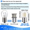 Heifymi 1156 1141 1003 7506 BA15S LED Bulb,12V-24V for RV
