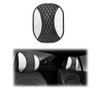 BWBWND Car Headrest Cover, Soft Leather Auto Seat Head Rest