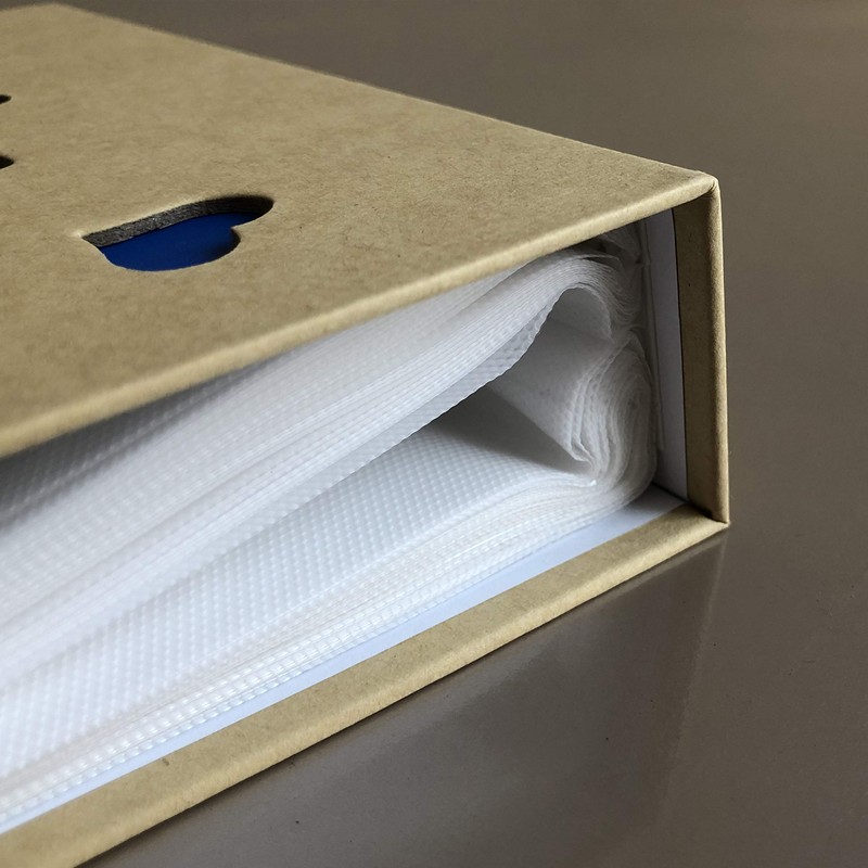 Wei Long Kraft Photo Album Hold 100 Pockets, 5"x7" Photos,