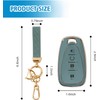 Rislobx Key Fob Cover Fit for Chevy Key, Car Key