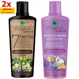 Biovech Shampoo / Conditioner Accelerate hair growth Prevent hair loss 225ml - 2x Shampoo & Conditioner