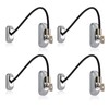 XFORT 4 Pack Viper Key Locking Cable Window Restrictor in