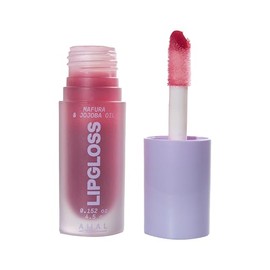 AHAL Lip Gloss Brillo Labial  Hbrido entre Lip Oil y Gloss  Humectante con Aceite de Jojoba, Mafura y Frambuesa  Con Cera de Carnauba y Pptidos de... 