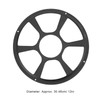 12in Car Speaker Protective Mesh Cover Grille Carbon Black Universal