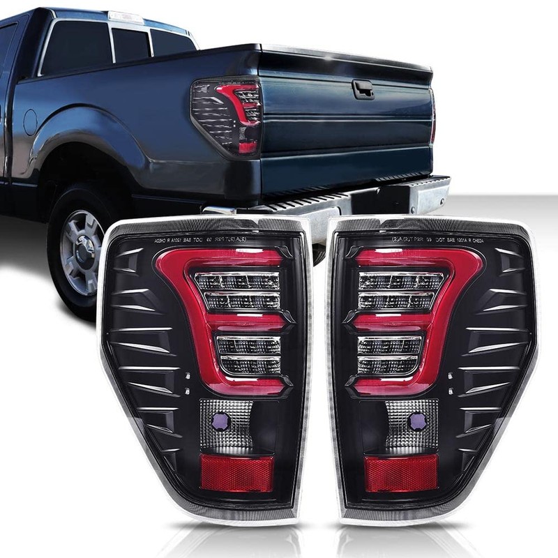 G-PLUS Tail Light Assembly w/Wiring Harness Fit For Ford F150