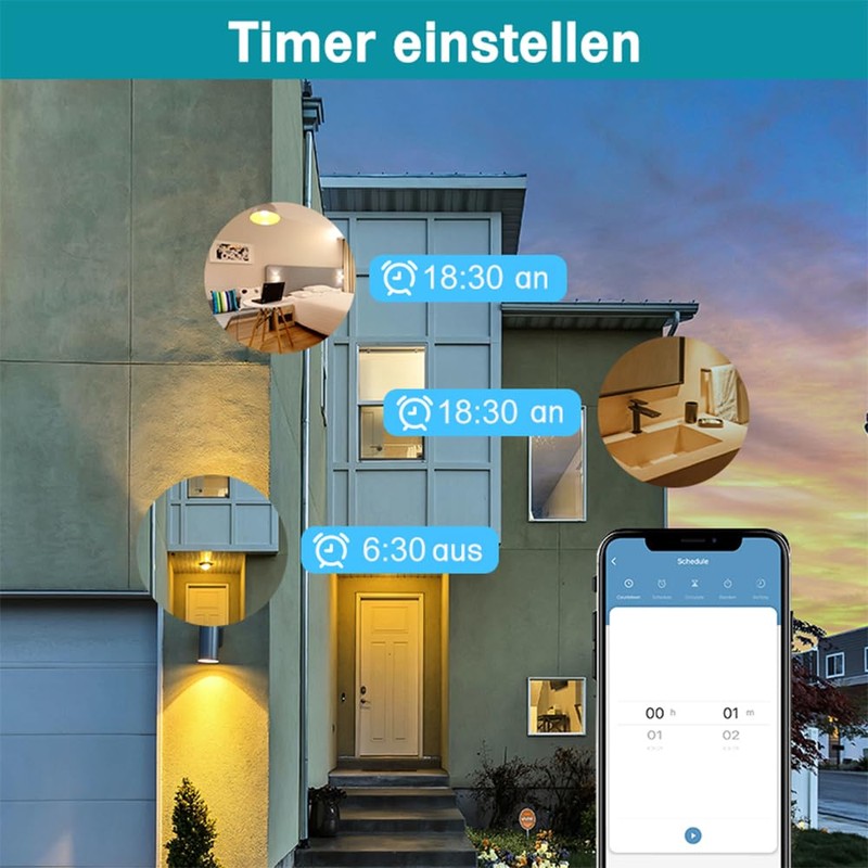 Offgridtec Smart Outdoor Socket WiFi with Smart Life or Tuya