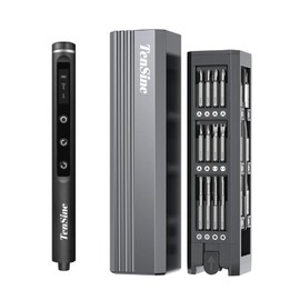 TenSine 3.7V Electric Screwdriver, Mini Precision Screwdriver Set, 42 Magnetic Bits, Magnetic Storage,500mAh Battery, LED Light Repair Tool Kit for Electronics Phone Camera Laptop Watch