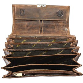 Greenburry Vintage Geldbörse Leder 17 cm